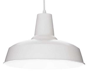 Φωτιστικό Οροφής Moby 102047 35x35/120cm 1xE27 42W White Ideal Lux