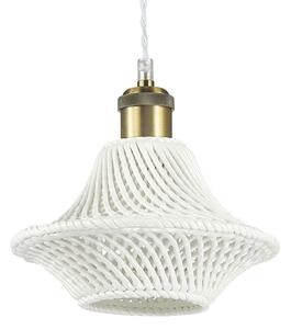 Φωτιστικό Οροφής Lugano 206806 21x24/233cm 1xE27 60W White Ideal Lux