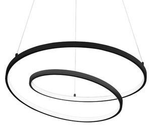 Φωτιστικό Οροφής Oz 269436 60x30/150cm LED 47W 3000K Black Ideal Lux