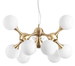 Φωτιστικό Οροφής Nodi 241036 80x53/262cm 9xE14 40W Gold Ideal Lux