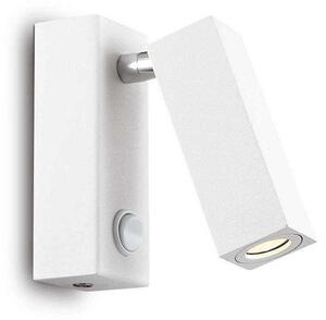 Φωτιστικό Τοίχου-Απλίκα Page Square 142258 4x11x15cm LED 3W 3000K White Ideal Lux