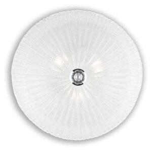 Φωτιστικό Οροφής-Πλαφονιέρα Shell 008608 40x12cm 3xE27 60W Clear Ideal Lux