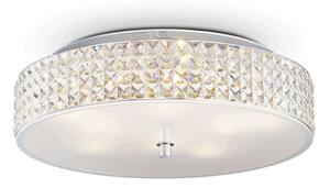 Φωτιστικό Οροφής-Πλαφονιέρα Roma 087863 50x13cm 9xG9 40W White Ideal Lux