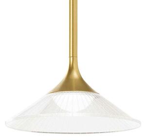 Φωτιστικό Οροφής Tristan 256443 18x43/187cm LED 5W 3000K Gold Ideal Lux