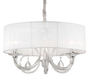 Φωτιστικό Οροφής Swan 035840 60x55/120cm 3xE14 40W White Ideal Lux