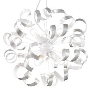 Φωτιστικό Οροφής Vortex 101613 53x65/115cm 6xE14 40W Silver Ideal Lux