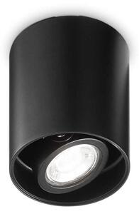 Φωτιστικό Οροφής - Spot Mood Round 243924 9x10,5cm GU10 max 28W Black Ideal Lux