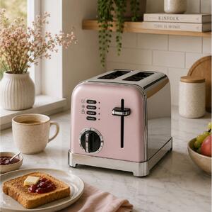 Φρυγανιέρα Cuisinart CPT160PIE με ισχύ 900W και χωρητικότητα 2 φέτες ψωμιού - Pink