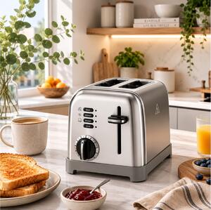 Φρυγανιέρα Cuisinart CPT160E με ισχύ 900W και χωρητικότητα 2 φέτες ψωμιού - Inox