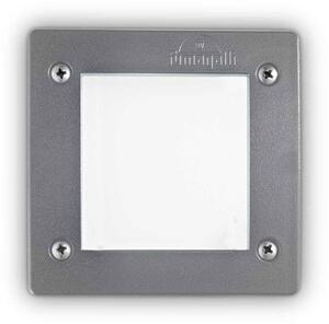 Φωτιστικό Τοίχου Χωνευτό Avenue Square 096599 11,5x11,5cm GX53 max 10W Grey Ideal Lux