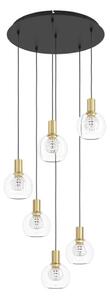 Φωτιστικό Οροφής Terque 390279 54x150cm Led Clear-Gold Eglo