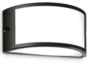 Φωτιστικό Τοίχου - Απλίκα Rex 322728 25x13x12cm 1xE27 60W Black Ideal Lux