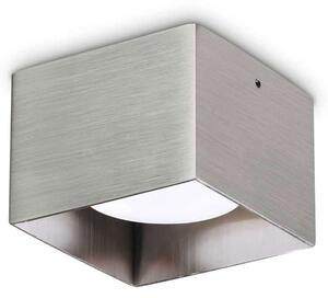 Φωτιστικό Οροφής - Σποτ Spike Square 328805 10x10x6,5cm 1xGX53 15W Nickel Ideal Lux