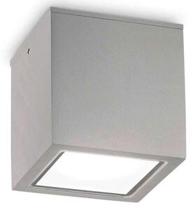 Φωτιστικό Οροφής - Σποτ Techo 326894 9x9x9,5cm 1xGU10 20W Grey Ideal Lux