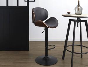 Σκαμπό μπαρ Reno Home Deco Factory με ρυθμιζόμενο ύψος και διαστάσεις 52.5x51x97cm