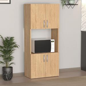 Ντουλάπα κουζίνας Armado Megapap χρώμα sapphire oak 60x32x140εκ. - 0253744