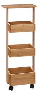 Τρόλεϊ/Ραφιέρα 3 Θέσεων (25x23x86) F-V Bamboo Trolley Wheels 174783