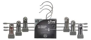 Κρεμάστρες Ρούχων Με Κλιπ (Σετ 3τμχ) F-V Metal 116524