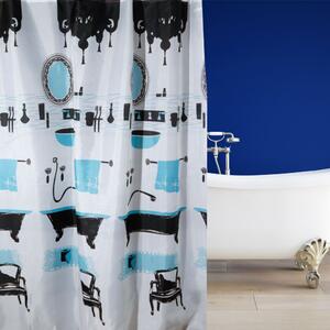 Κουρτίνα Μπάνιου (180x200) Με Κρίκους San Lorentzo Bath Items