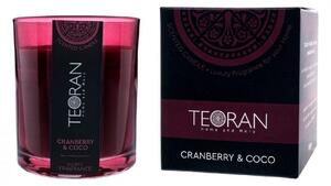 Αρωματικό Κερί Cranberry Coco Στρόγγυλο 130gr Teoran