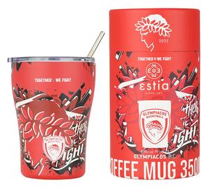 Ποτήρι Θερμός 350ml Estia Olympiacos B.C. Edition Together We Fight 00-27223