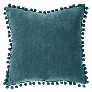 Βελουτέ Διακοσμητικό Μαξιλάρι (40x40) A-S Pompon Blue 131656Q