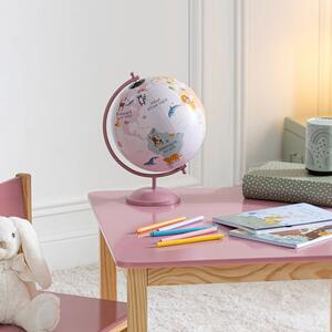 Διακοσμητική Υδρόγειος Σφαίρα (Φ22x28) A-S Globe Pink 195839A