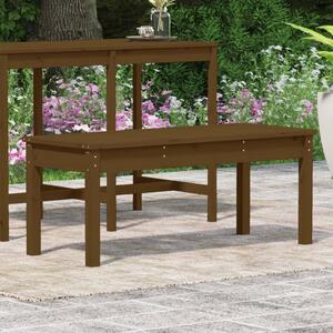 VidaXL Πάγκος Κήπου Μελί 109x44x45 εκ. από Μασίφ Ξύλο Πεύκου