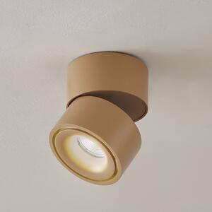 Arcchio LED σποτ οροφής Rotari, καφέ, 1-φωτεινός, 8,9W, ρυθμιζόμενος, Καφέ / Σκουριάς, Διάδρομος, Αλουμίνιο, σύγχρονο