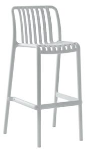 Σκαμπό Bar ArteLibre TAHITI Λευκό PP 47x38x102cm
