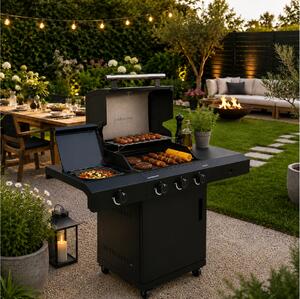 Ψησταριά Υγραερίου Outdoorchef Heat C-335 με πλευρική εστία υπέρυθρων, ισχύ 10.5kW + 3.6kW και διαστάσεις 133x63x119cm