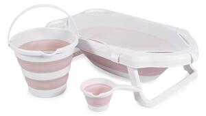 Πτυσσόμενο Μπανάκι Μωρού (Σετ 4τμχ) Cangaroo Hawaii Pink 091097