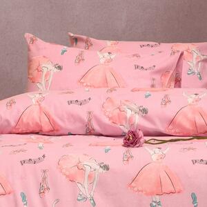 ΣΕΤ ΜΑΞΙΛΑΡΟΘΗΚΕΣ ΦΑΝΕΛΕΝΙΕΣ BALLET PINK (53X72) WINTER LINE KIDS - MELINEN