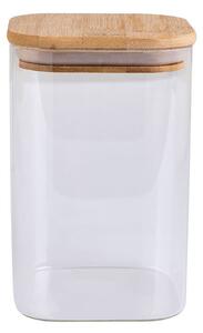 Δοχείο Αποθήκευσης Γυάλινο Με Καπάκι Bamboo Essentials 950ml - Estia