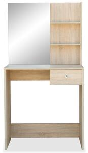 VidaXL Μπουντουάρ Χρ. Δρυός 75 x 40 x 141 εκ. από Επεξ. Ξύλο