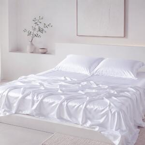 Σεντόνια King Size (Σετ) Silk Fashion Bamboo White