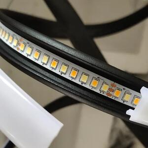 Μοντέρνο φωτιστικό οροφής LED + REMOTE APP823-CP Μαύρο
