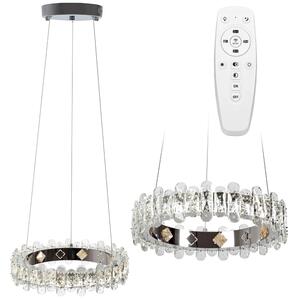 Κρυστάλλινο φωτιστικό οροφής LED APP1041-CP + τηλεχειριστήριο