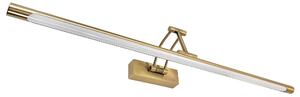 Επιτοίχο φωτιστικό μπάνιου LED SWE024-1W 80cm Brush Gold