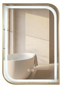 ΚΑΘΡΕΦΤΗΣ ΤΟΙΧΟΥ LED ZONE 70X50 BRUSH GOLD