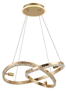 ΚΡΕΜΑΣΤΟ ΦΩΤΙΣΤΙΚΟ ΟΡΟΦΗΣ LED G158-CP GOLD