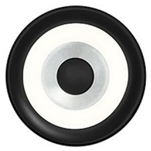 HELL Φωτιστικό τοίχου LED Speaker, χρώμα αλουμινίου, Ø 20 cm, μέταλλο, ρυθμιζόμενος, Μεταλλικό, Σαλόνι / τραπεζαρία, Μέταλλο, σύγχρονο