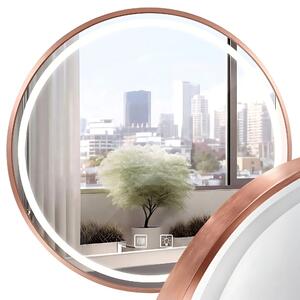 ΚΑΘΡΕΦΤΗΣ ΤΟΙΧΟΥ LED 70cm MMJ BRUSH COPPER