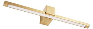 Επιτοίχο φωτιστικό μπάνιου LED SWE047-1W 60cm GOLD BRUSH