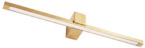 Επιτοίχο φωτιστικό μπάνιου LED SWE048-1W 80cm GOLD BRUSH