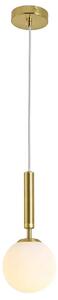 GLASS SPHERE PENDANT LAMP G108-1W GOLD E27