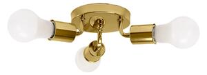 Τριπλό Μεταλλικό Φωτιστικό Οροφής Plafond APP704-3C Gold