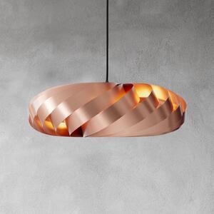 Tom Rossau Φωτιστικό κρεμαστό TR5, Ø 60 cm, χαλκός, αλουμίνιο, ρυθμιζόμενος, Χαλκού, Σαλόνι / τραπεζαρία, Αλουμίνιο, Σκανδιναβικό