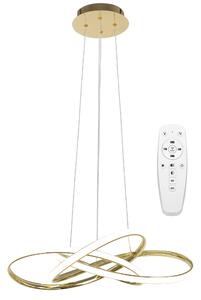 Μοντέρνο φωτιστικό οροφής LED + REMOTE APP815-CP Node Gold