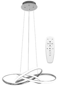 Μοντέρνο φωτιστικό οροφής LED + REMOTE APP816-CP Node Chrom